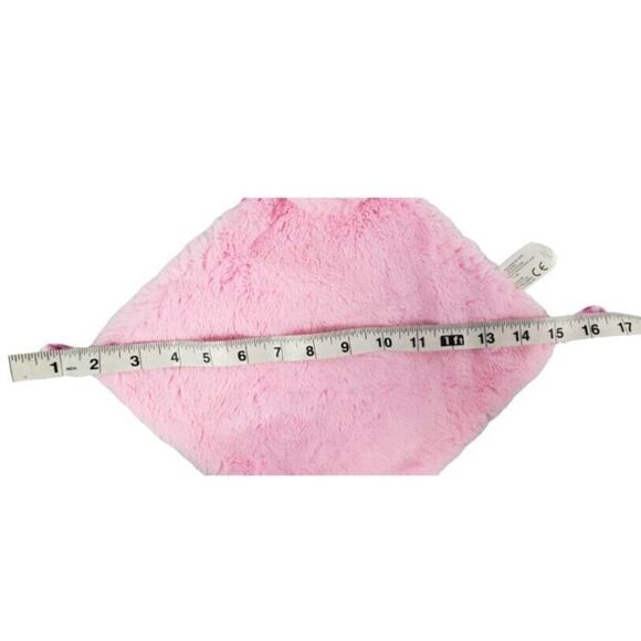 Kellytoy Baby Girl Lovey Security Blanket Pink Bear Gingham Plaid Knotted Small - Picture 5 of 8